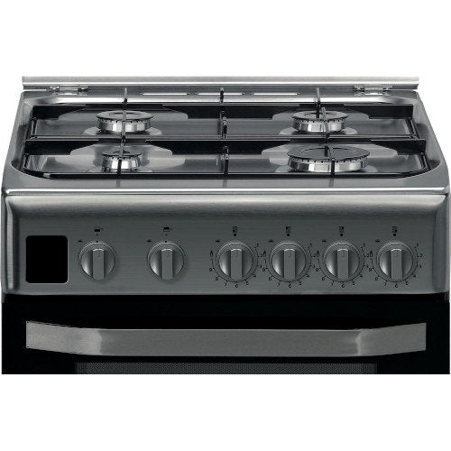 Hotpoint HD5G00CCX 50cm Double Oven Gas Cooker Stainless Steel Stainless Steel