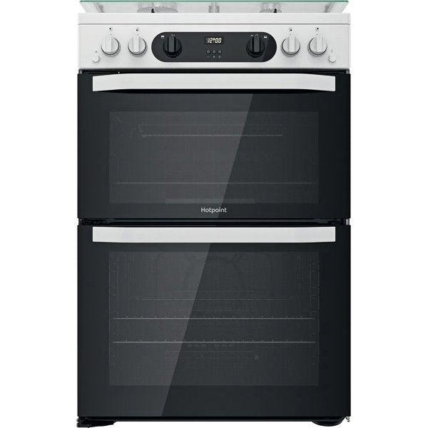 Hotpoint HDM67G0CCW UK Double Cooker White White