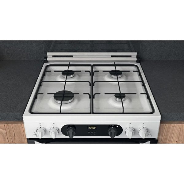 Hotpoint HDM67G0CCW UK Double Cooker White White