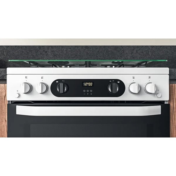 Hotpoint HDM67G0CCW UK Double Cooker White White