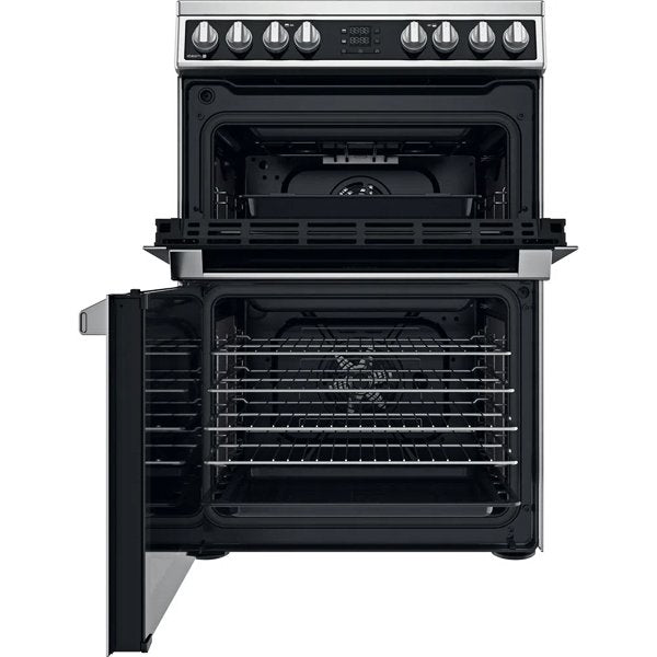 Hotpoint HDM67V8D2CX UK Electric Double Cooker Inox Inox