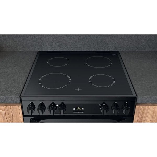 Hotpoint HDM67V92HCB UK Double cooker Black Black