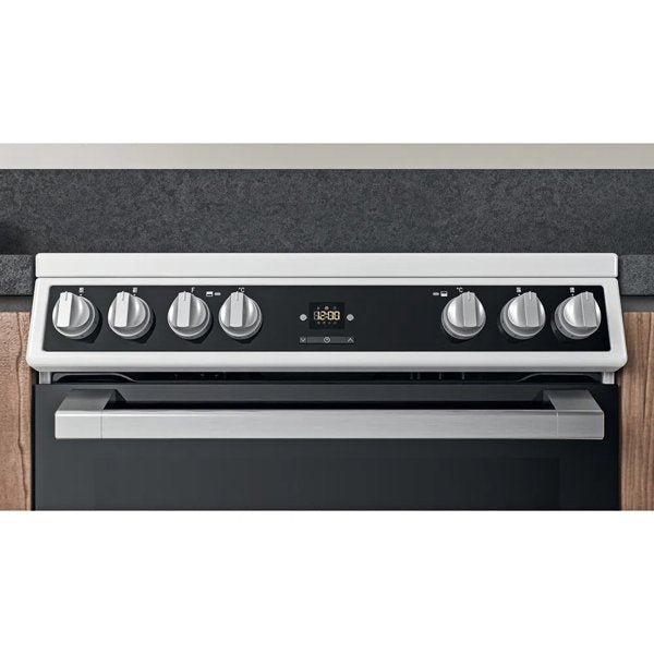 Hotpoint HDT67V9H2CW UK Electric Double Cooker White White