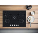 Hotpoint HGS 72S BK Hob Black Black