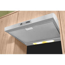 Hotpoint PSLMO65FLSX 60cm Conventional Cooker Hood Stainless Steel Stainless Steel