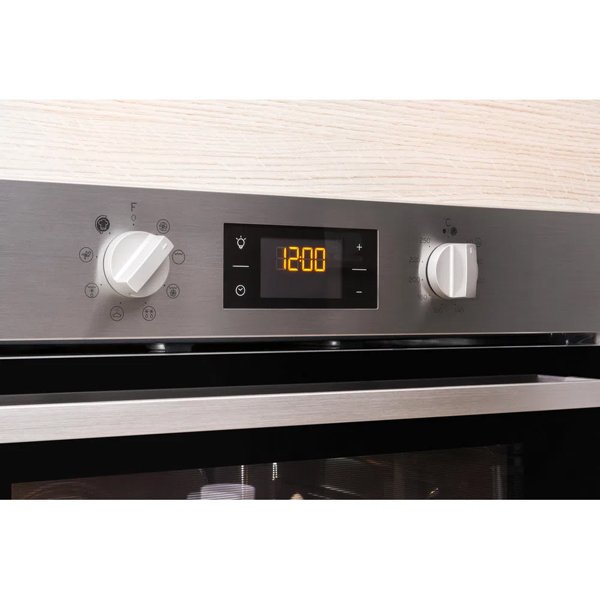 Indesit Aria IFW6340IXUK Electric Single Built in Oven in Stainless Steel Stainless Steel