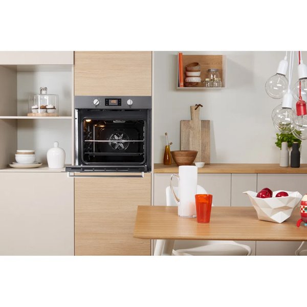 Indesit Aria IFW6340IXUK Electric Single Built in Oven in Stainless Steel Stainless Steel
