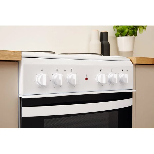Indesit ID5E92KMW UK Double Cooker White White