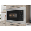 Indesit MWI125GX Built-In Microwave Stainless Steel Stainless Steel