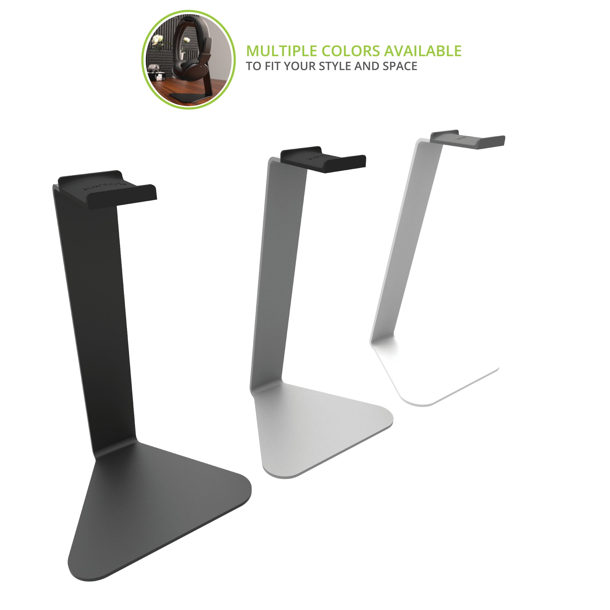 Kanto H1 Headphone Stand Black Black