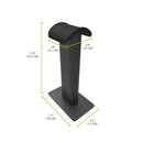 Kanto H2 Large Headphone Stand Black Black