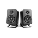 Kanto S2 Small Desktop Speaker Stands Black Black