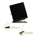 Kanto S4 Medium Desktop Speaker Stands Black Black