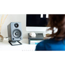 Kanto S4 Medium Desktop Speaker Stands Black Black