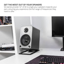 Kanto S6 Large Desktop Speaker Stands Black Black