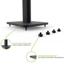 Kanto SP26 Speaker Stands Black Black