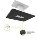 Kanto SP6 Heavy Duty  Speaker Stands 6 Inch White White