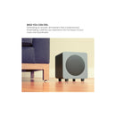 Kanto SUB8 Vinyl Subwoofer Matte Black Matte Black