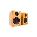 Kanto YU2 Powered Desktop Speakers Bamboo Bamboo