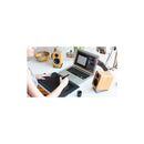 Kanto YU2 Powered Desktop Speakers Bamboo Bamboo