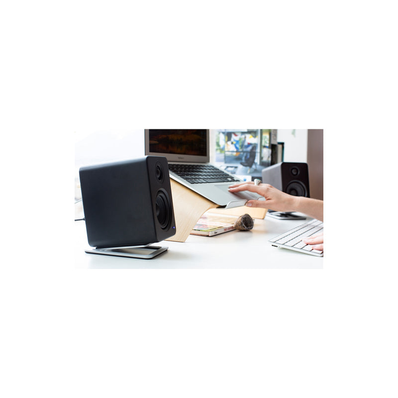 Kanto YU2 Powered Desktop Speakers Matte Black Matte Black