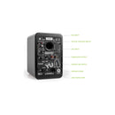 Kanto YU4 Powered Bookshelf Speakers With Bluetooth Matte Black Matte Black