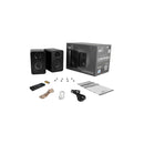 Kanto YU4 Powered Bookshelf Speakers With Bluetooth Matte Black Matte Black