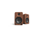 Kanto YU4 Powered Bookshelf Speakers With Bluetooth Walnut Walnut
