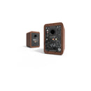 Kanto YU4 Powered Bookshelf Speakers With Bluetooth Walnut Walnut