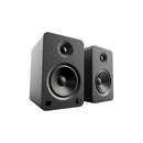 Kanto YU6 Powered Bookshelf Speakers With Bluetooth Matte Black Matte Black