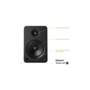 Kanto YU6 Powered Bookshelf Speakers With Bluetooth Matte Black Matte Black