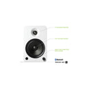 Kanto YU6 Powered Bookshelf Speakers With Bluetooth Matte White Matte White