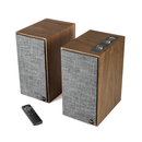 Klipsch The Fives Active Bookshelf Speakers Pair In Walnut Walnut