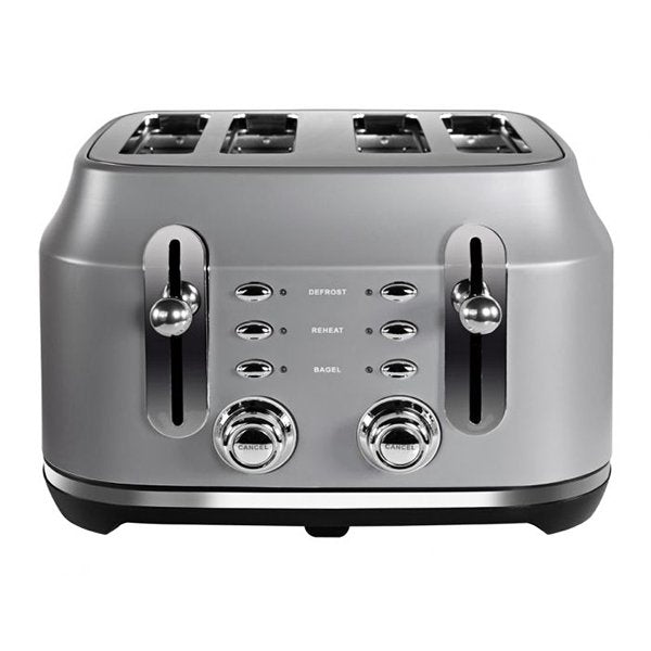 Rangemaster RMCL4S201GY Classic 4 Slice Toaster - Grey