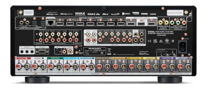 Marantz CINEMA 40 Premium 9.2 Channel AV Receiver - Black Black