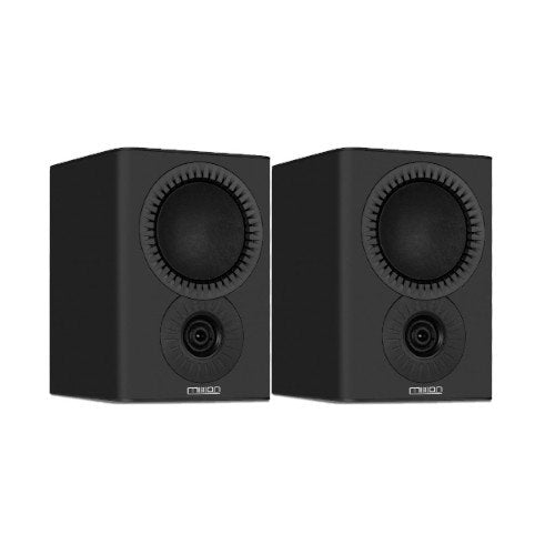 Mission QX1 MKII Standmount Bookshelf Speakers Pair Black Black