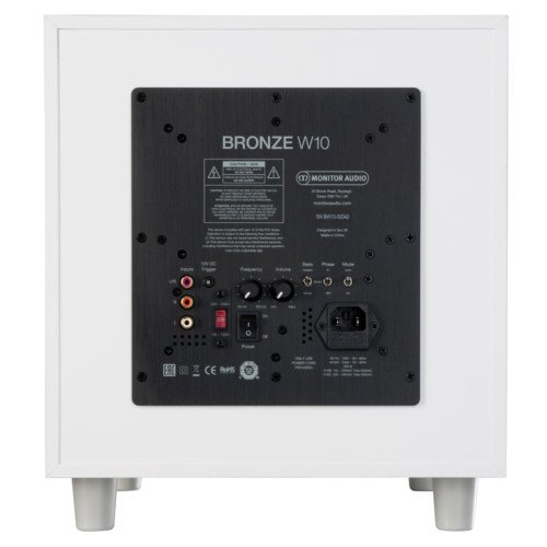 Monitor Audio Bronze W10 Subwoofer Black 6G including 5 Year Warranty