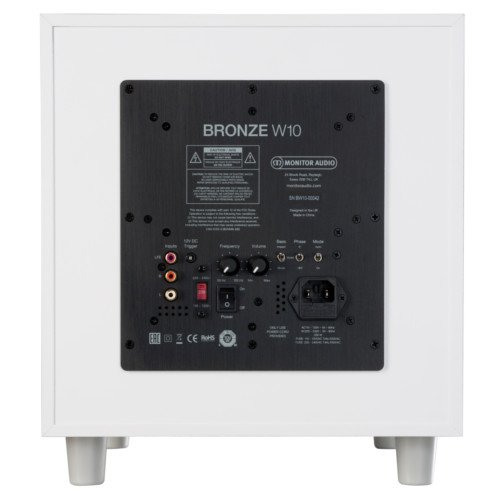Monitor Audio Bronze W10 Subwoofer Walnut 6G including 5 Year Warranty Walnut