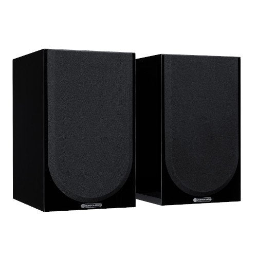 Monitor Audio Silver 100 Bookshelf Speakers Pair 7G Black Gloss Black