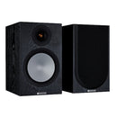 Monitor Audio Silver 100 Bookshelf Speakers Pair 7G Black Oak Black Oak