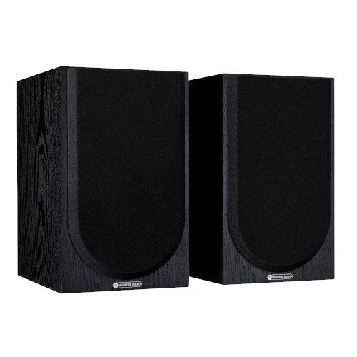Monitor Audio Silver 100 Bookshelf Speakers Pair 7G Black Oak Black Oak