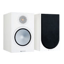 Monitor Audio Silver 100 Bookshelf Speakers Pair 7G Satin White White