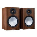 Monitor Audio Silver 100 Bookshelf Speakers Pair 7G Walnut Walnut