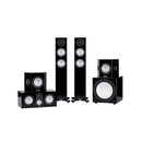 Monitor Audio Silver 200 5.1ch Home Cinema Speaker System Gloss Black Black