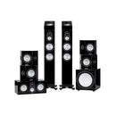 Monitor Audio Silver 300 7.1.2 Dolby Atmos Home Cinema Speaker Package Gloss Black Black