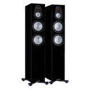 Monitor Audio Silver 300 Floorstanding Speakers Pair 7G Black Gloss Black