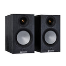 Monitor Audio Silver 50 Bookshelf Speakers Pair 7G Black Oak Black Oak
