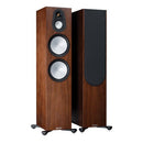 Monitor Audio Silver 500 Floorstanding Speakers Pair 7G Walnut Walnut