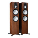 Monitor Audio Silver 500 Floorstanding Speakers Pair 7G Walnut Walnut