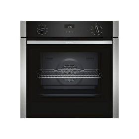 NEFF B1ACE4HN0B N50 Electric CircoTherm Single Oven Black Steel Black